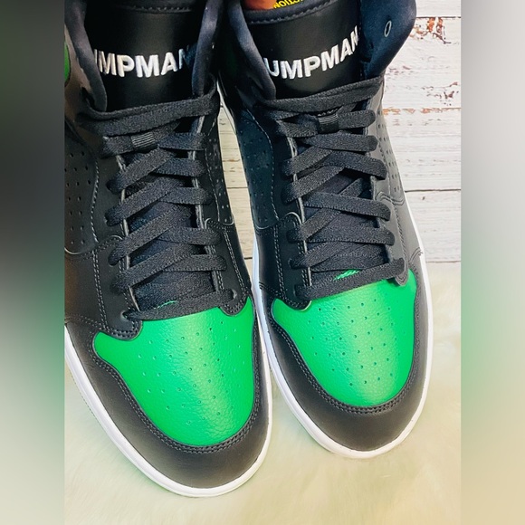 SOLD New Nike Jordan Access Jumpman Black Green Men’s Shoes Size 12 - Picture 4 of 8